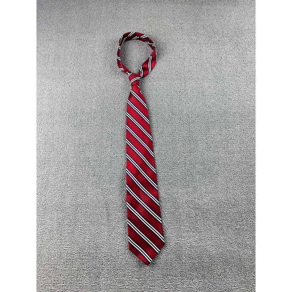 Brooks Brothers Tie Men Multi Color Silk Woven Repp Stripe USA Made Business